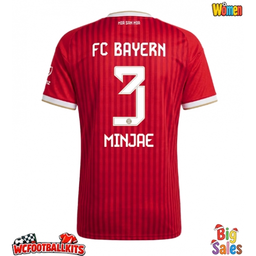 Bayern Munich Kim Min-jae #3 Replica Home Stadium Shirt for Women 2026-27 Short Sleeve
